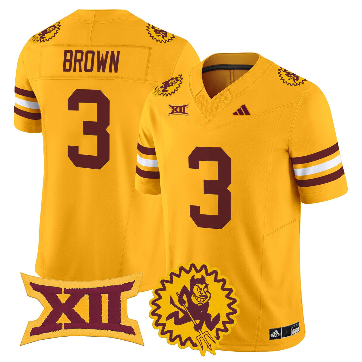 Men's Arizona State Sun Devils 1975 Throwback Vapor Limited Jersey - All Stitched - image 23