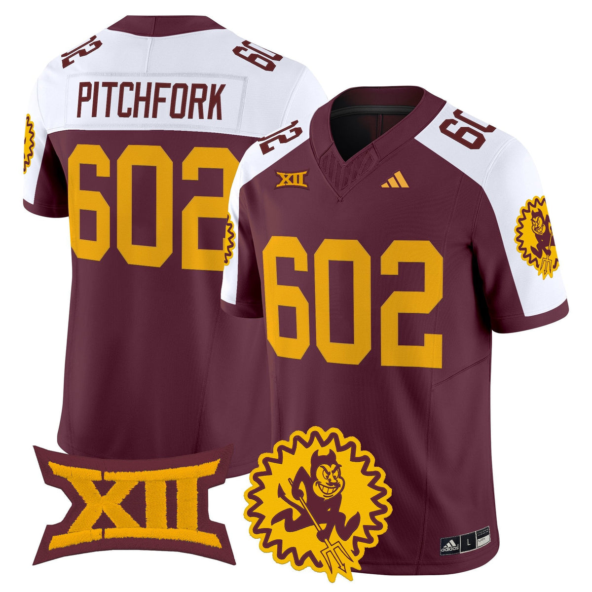 Men's Arizona State Sun Devils 1975 Throwback Vapor Limited Jersey - All Stitched - image 25