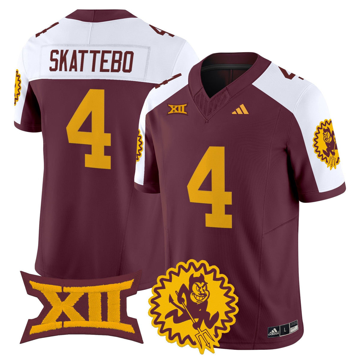 Men's Arizona State Sun Devils 1975 Throwback Vapor Limited Jersey - All Stitched - image 27