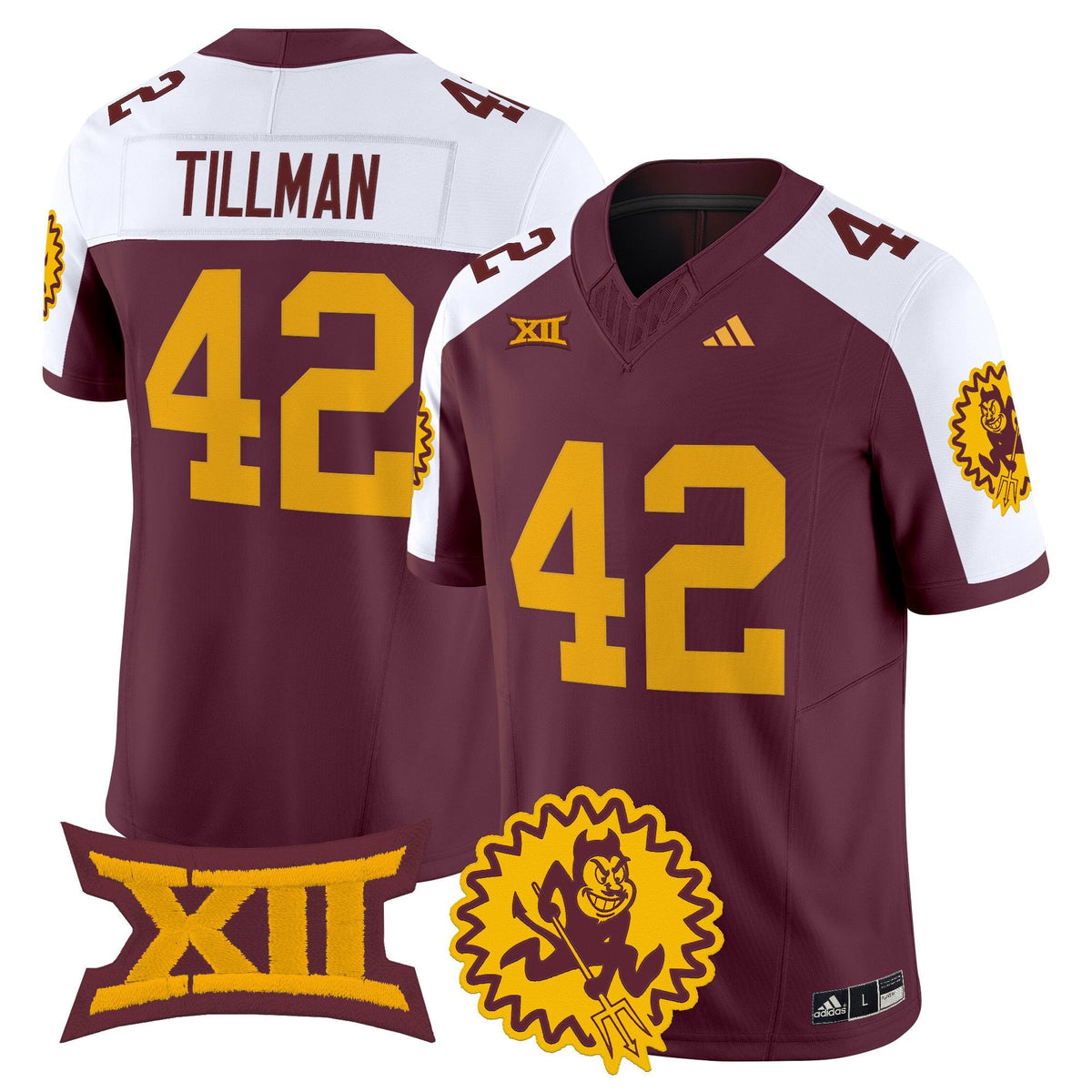 Men's Arizona State Sun Devils 1975 Throwback Vapor Limited Jersey - All Stitched - image 29