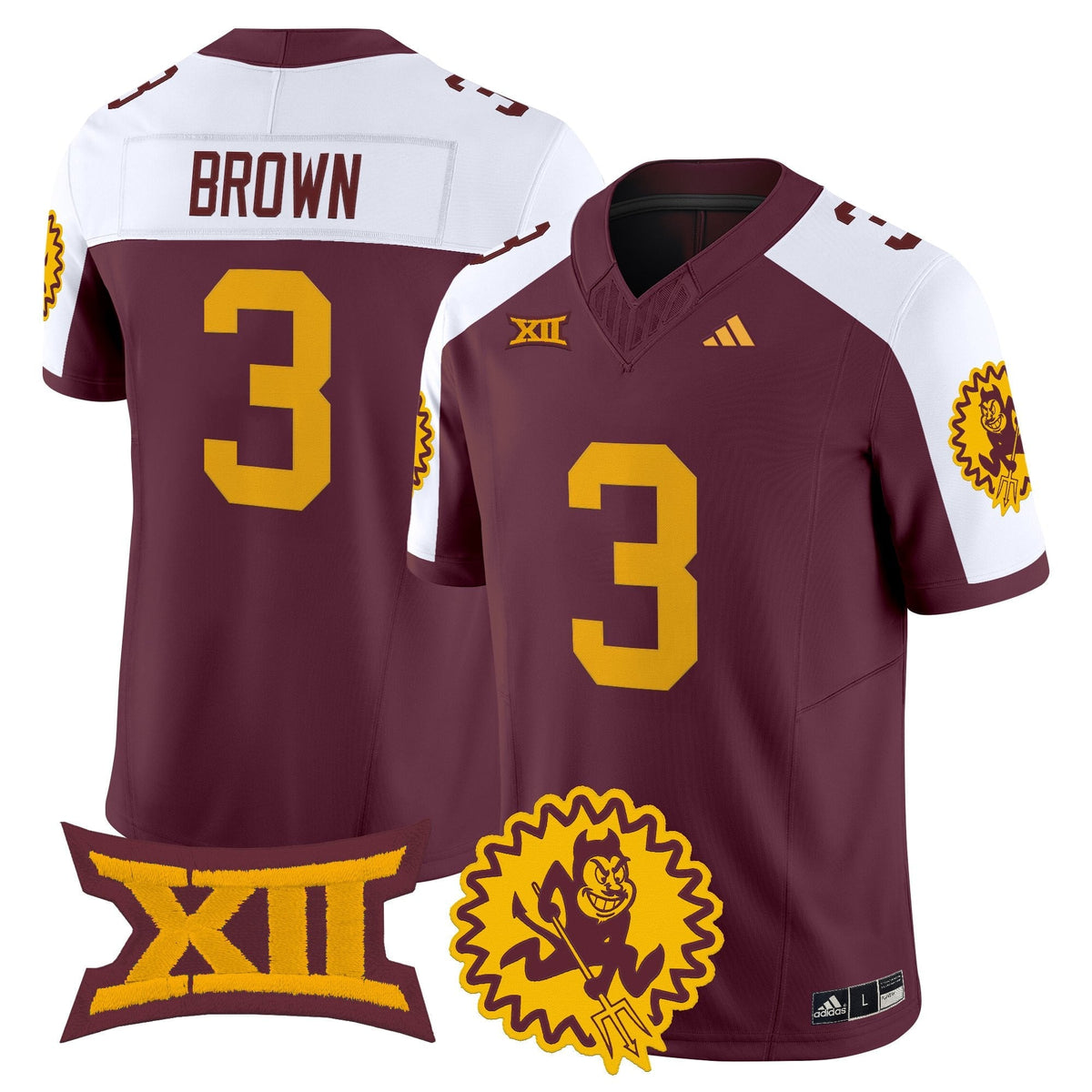 Men's Arizona State Sun Devils 1975 Throwback Vapor Limited Jersey - All Stitched - image 31