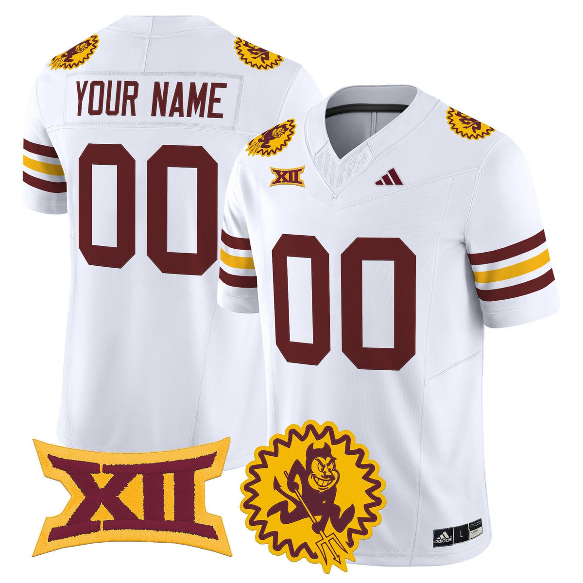 Arizona State Sun Devils 1975 Throwback Vapor Limited Custom Jersey - All Stitched - image 1