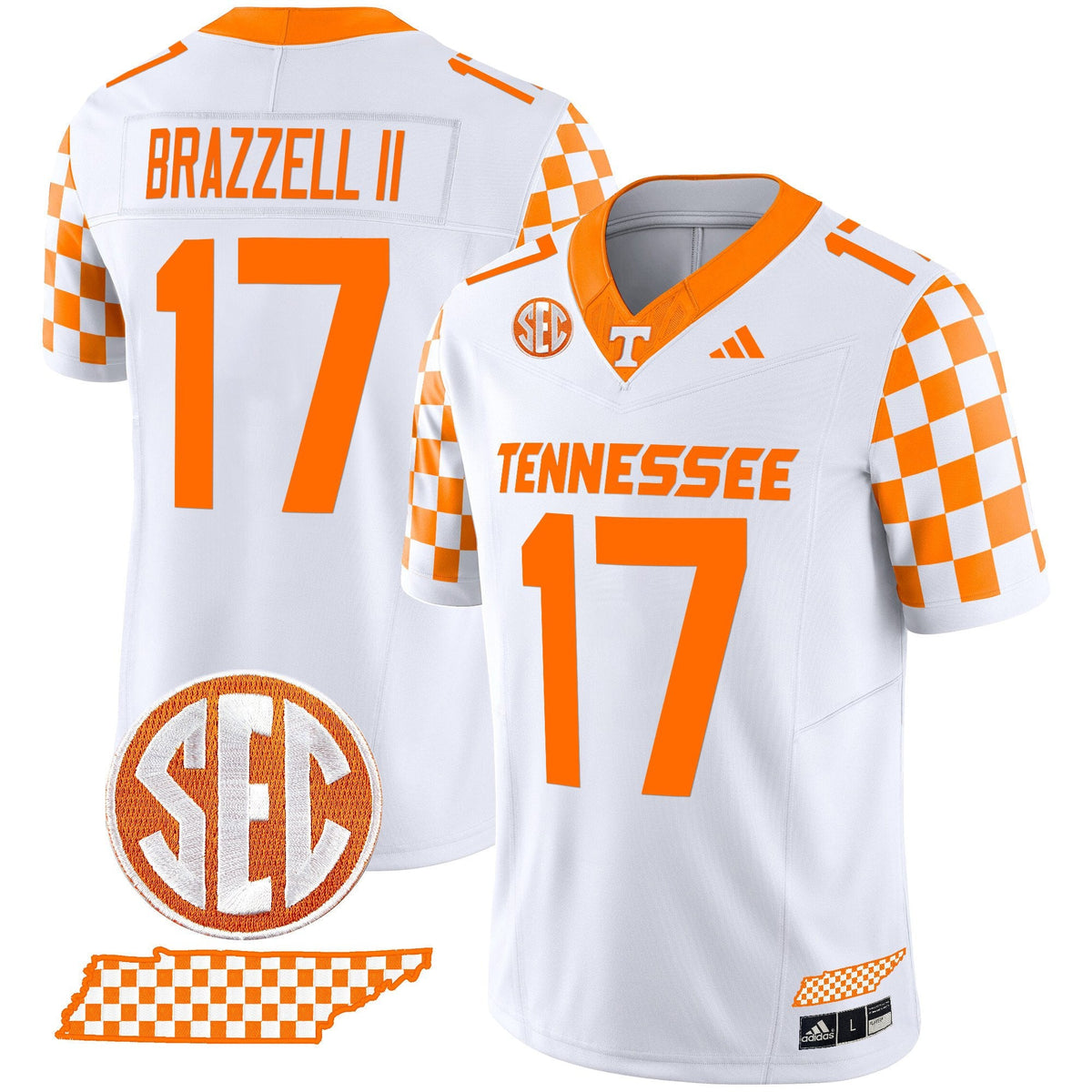 Men's Tennessee Volunteers 'Rebrand 2026' Checkerboard Vapor Limited Jersey - All Stitched - image 12