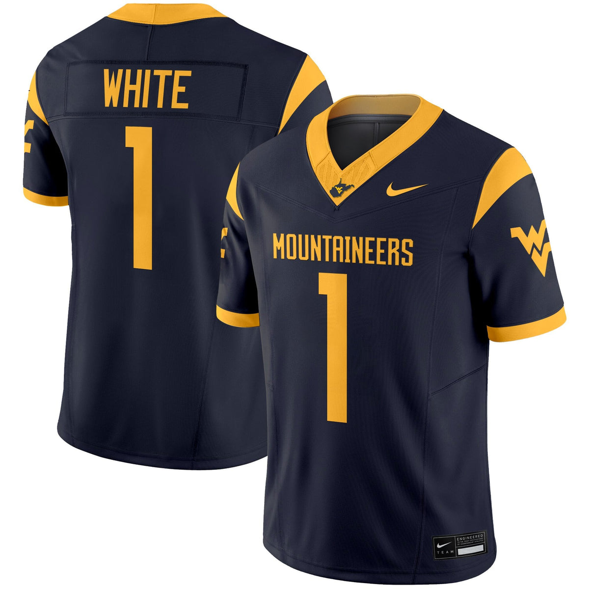 Women's West Virginia Mountaineers 2025 Vapor Limited Jersey - All Stitched - image 12