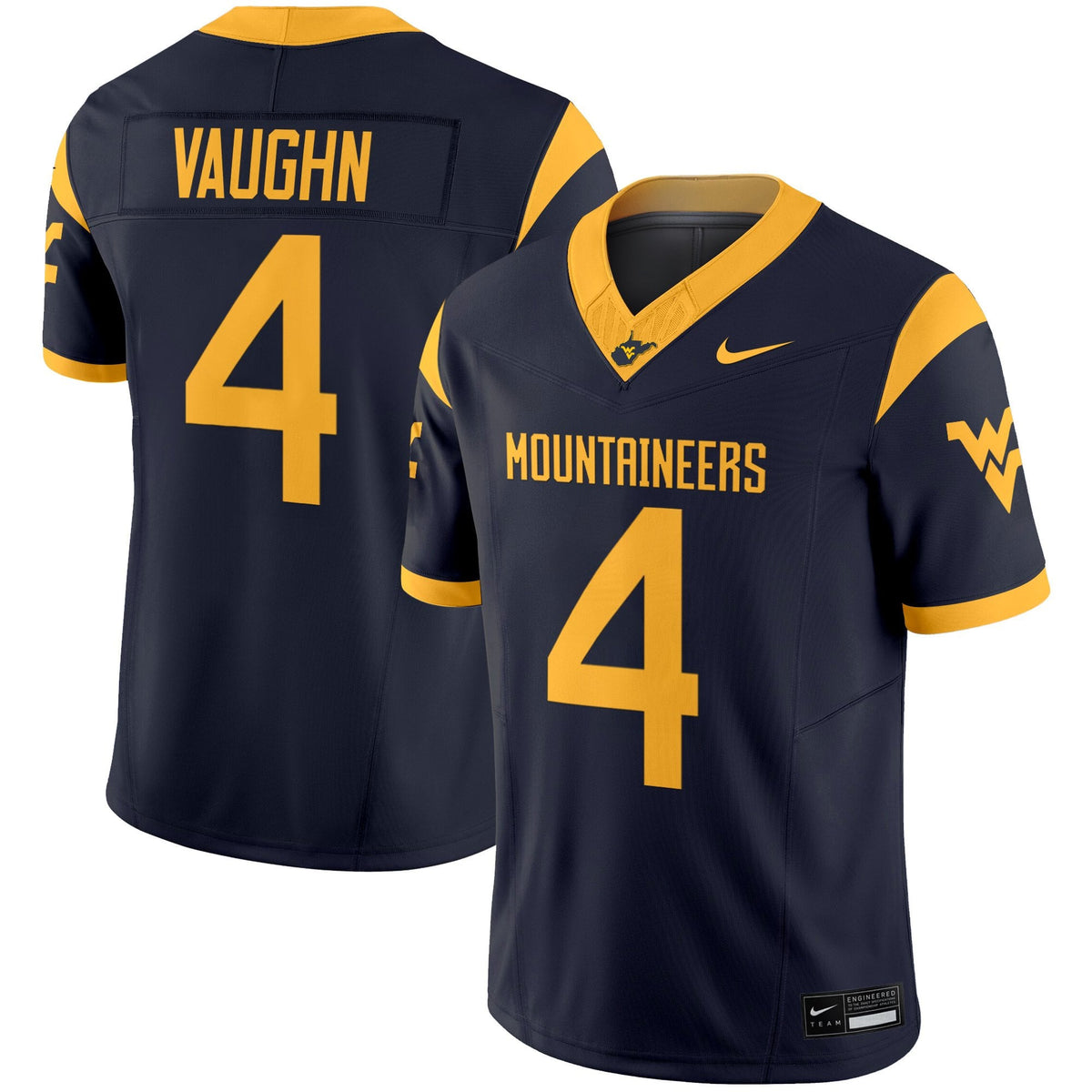 Women's West Virginia Mountaineers 2025 Vapor Limited Jersey - All Stitched - image 13