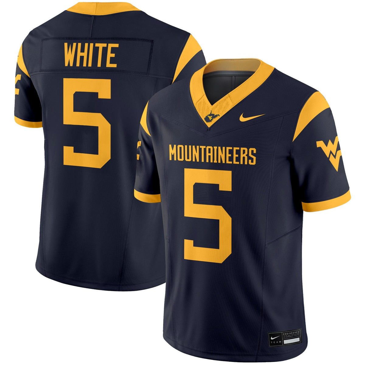Women's West Virginia Mountaineers 2025 Vapor Limited Jersey - All Stitched - image 16