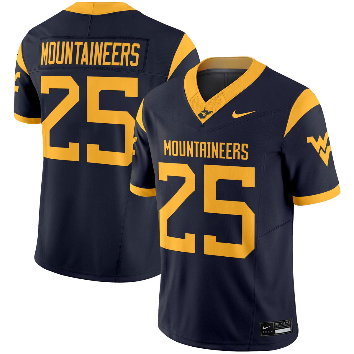 Men's West Virginia Mountaineers 2025 Vapor Limited Jersey - All Stitched - image 17