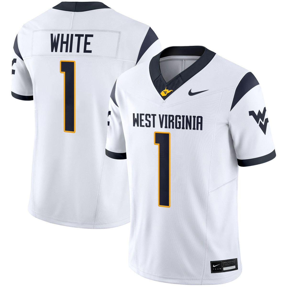 Women's West Virginia Mountaineers 2025 Vapor Limited Jersey - All Stitched - image 21