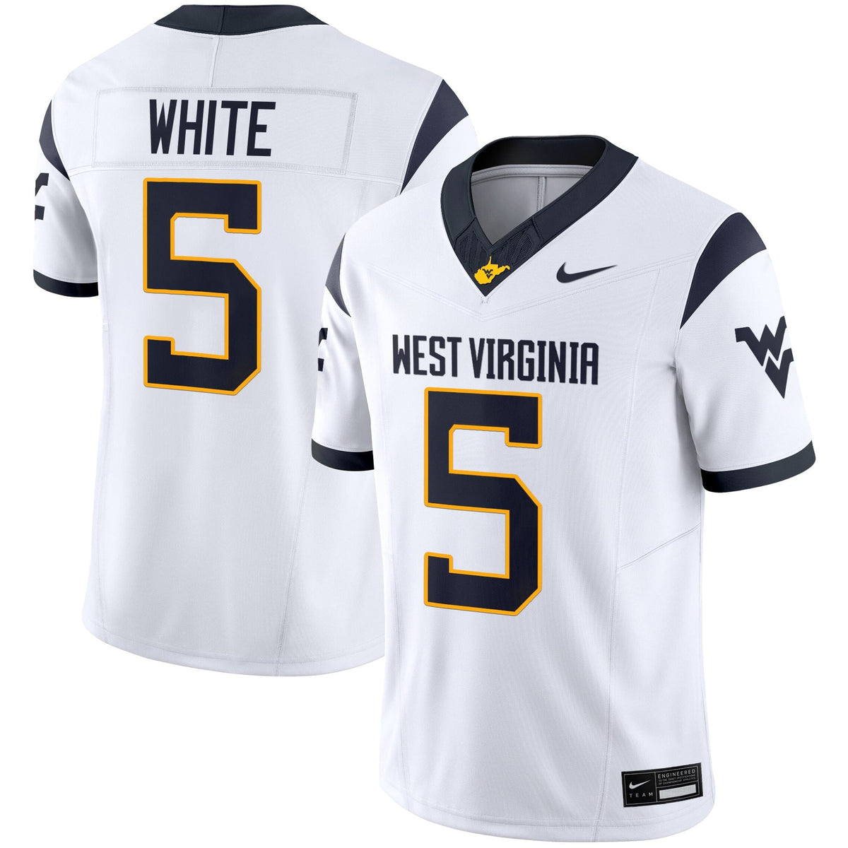 Men's West Virginia Mountaineers 2025 Vapor Limited Jersey - All Stitched - image 25