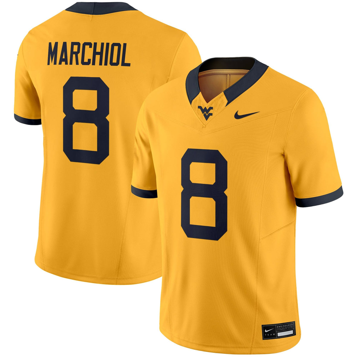 Men's West Virginia Mountaineers 2025 Vapor Limited Jersey - All Stitched - image 28