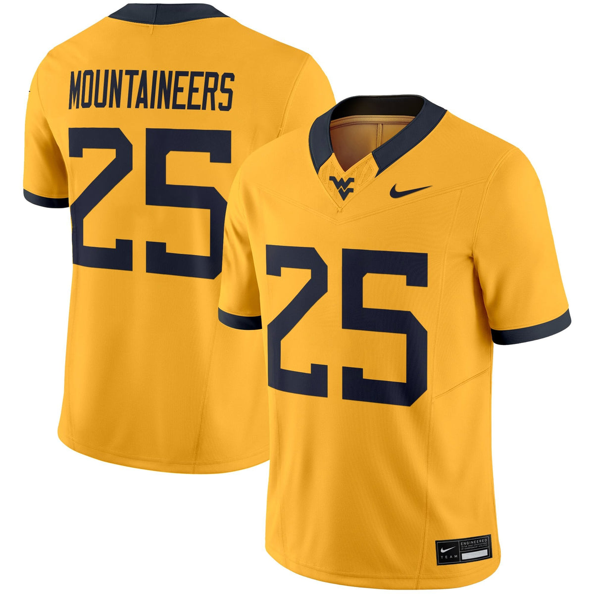 Men's West Virginia Mountaineers 2025 Vapor Limited Jersey - All Stitched - image 35