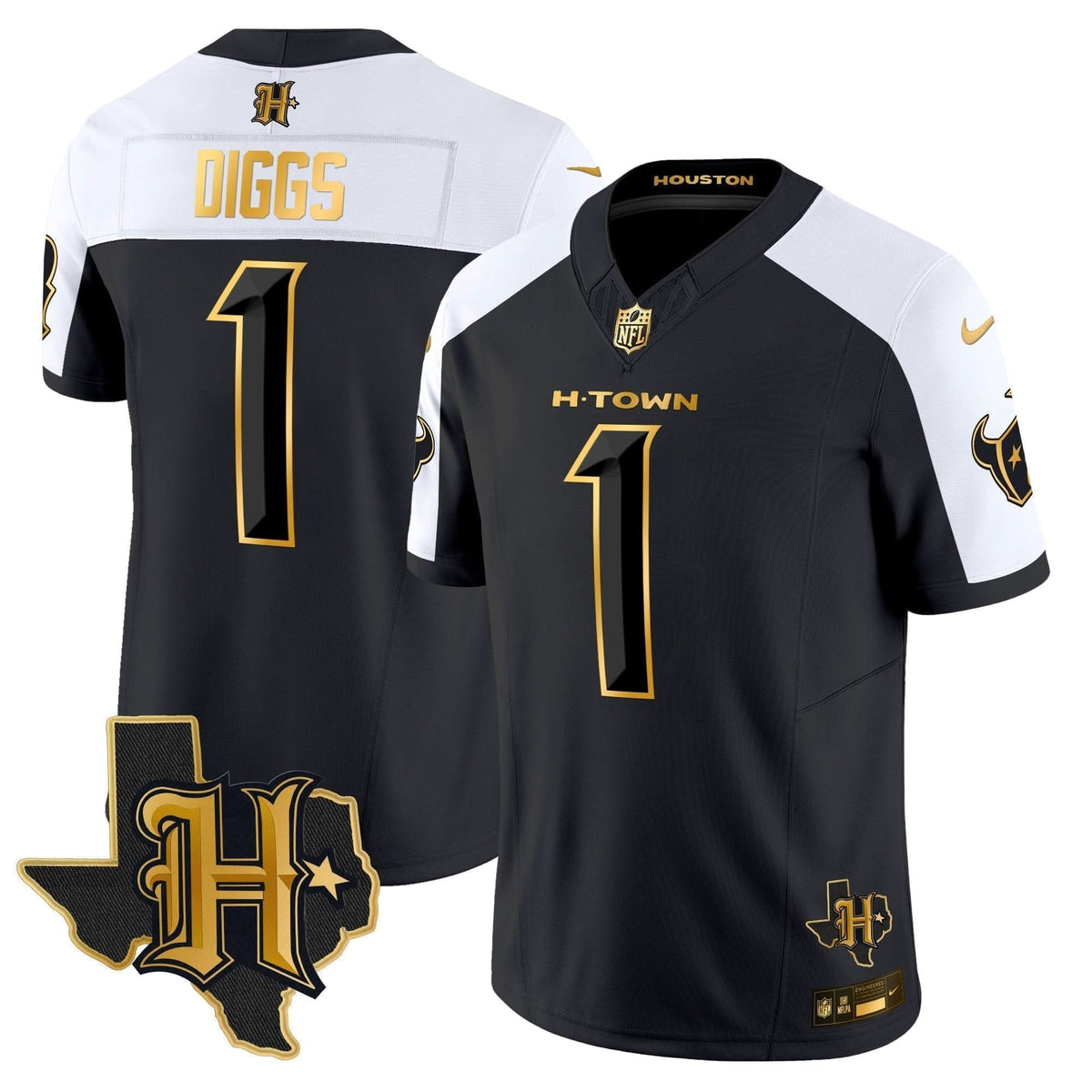 HT 2024 Texas Patch Gold Vapor Limited Jersey - image 2
