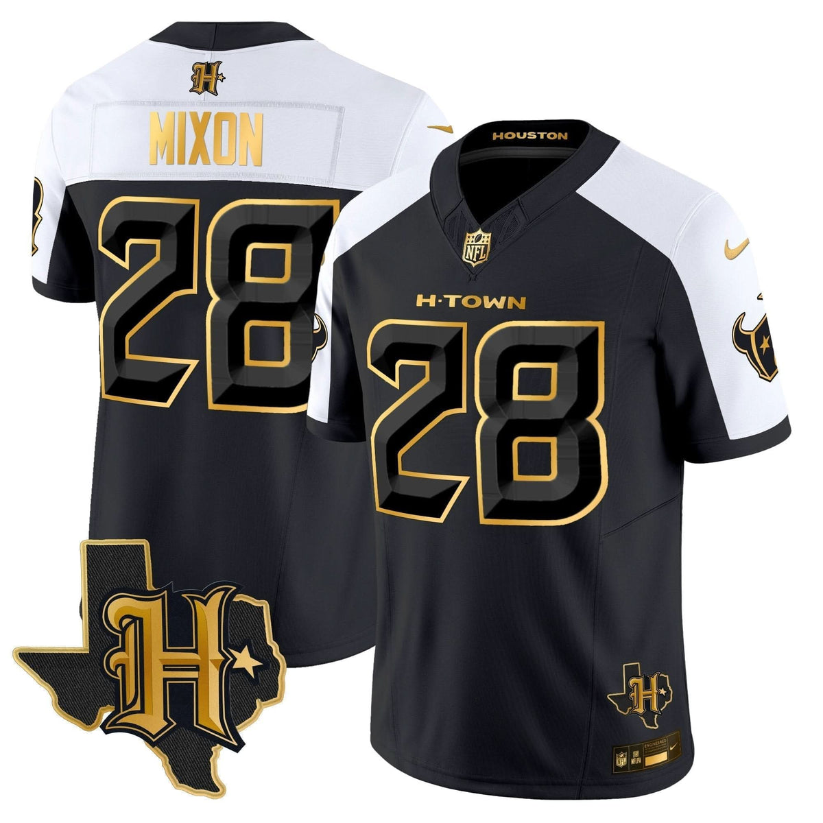HT 2024 Texas Patch Gold Vapor Limited Jersey - image 3
