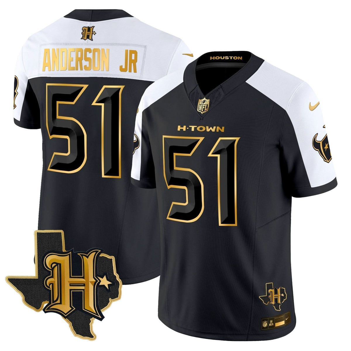 HT 2024 Texas Patch Gold Vapor Limited Jersey - image 7