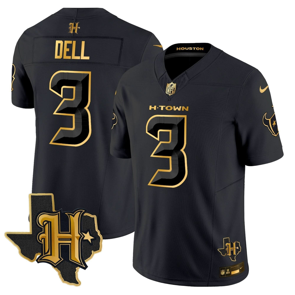 HT 2024 Texas Patch Gold Vapor Limited Jersey - image 22