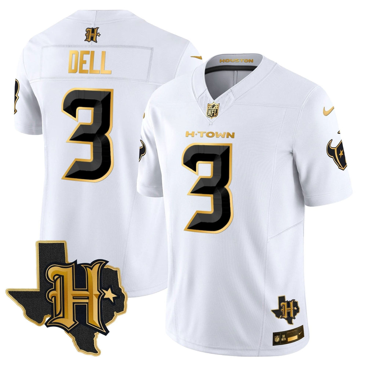 HT 2024 Texas Patch Gold Vapor Limited Jersey - image 31