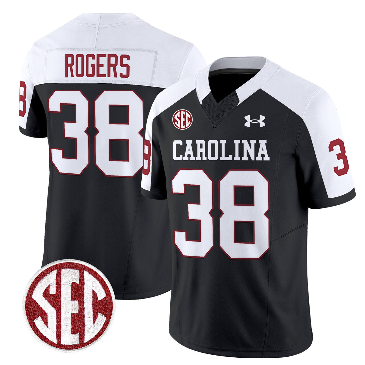 Men's South Carolina Gamecocks 1980 Throwback Vapor Limited Jersey - All Stitched - image 33