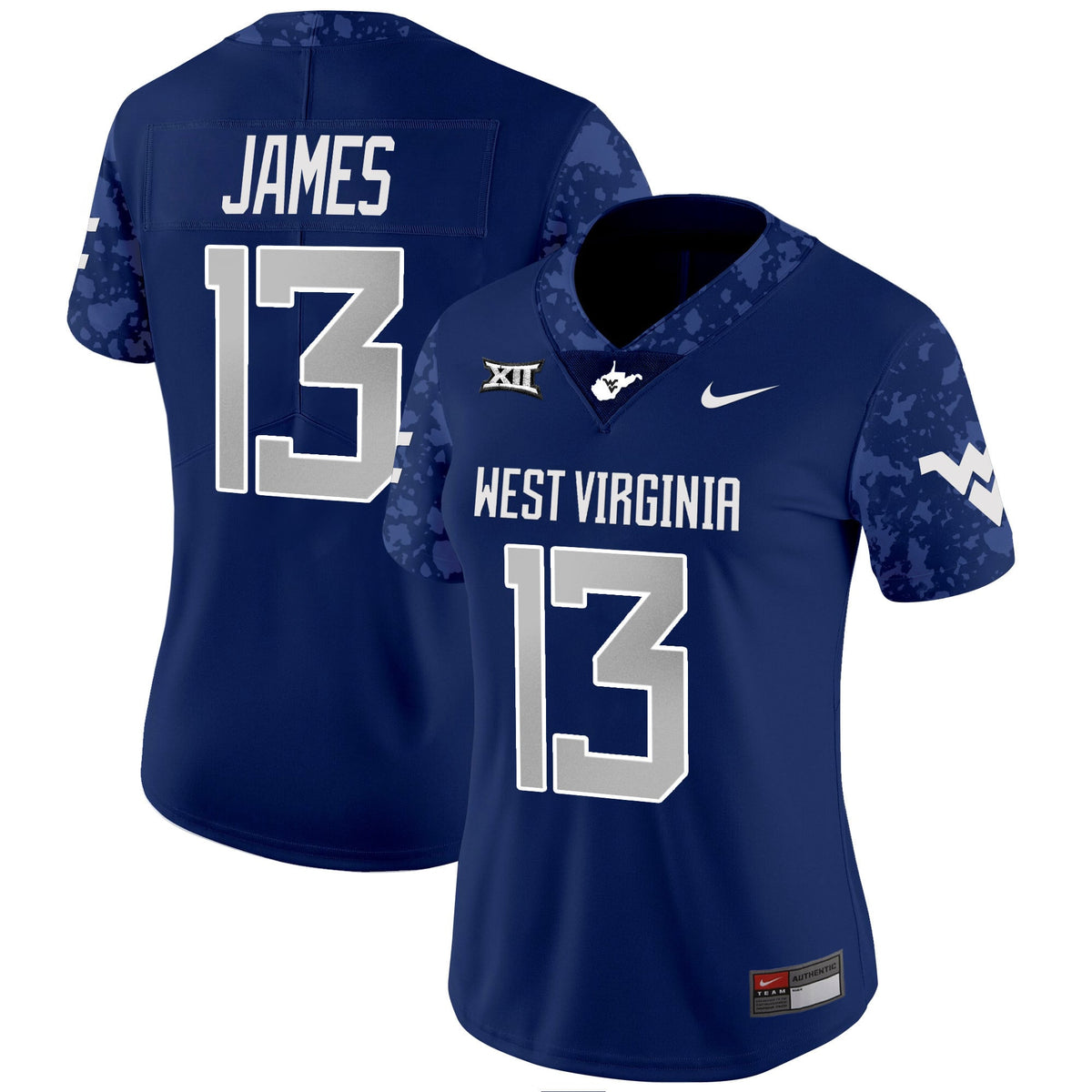 Women's West Virginia Mountaineers 2024 Vapor Limited Jersey V2 - All Stitched - image 47