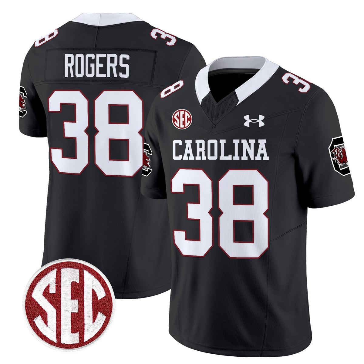 Men's South Carolina Gamecocks 1980 Throwback Vapor Limited Jersey V2 - All Stitched - image 9