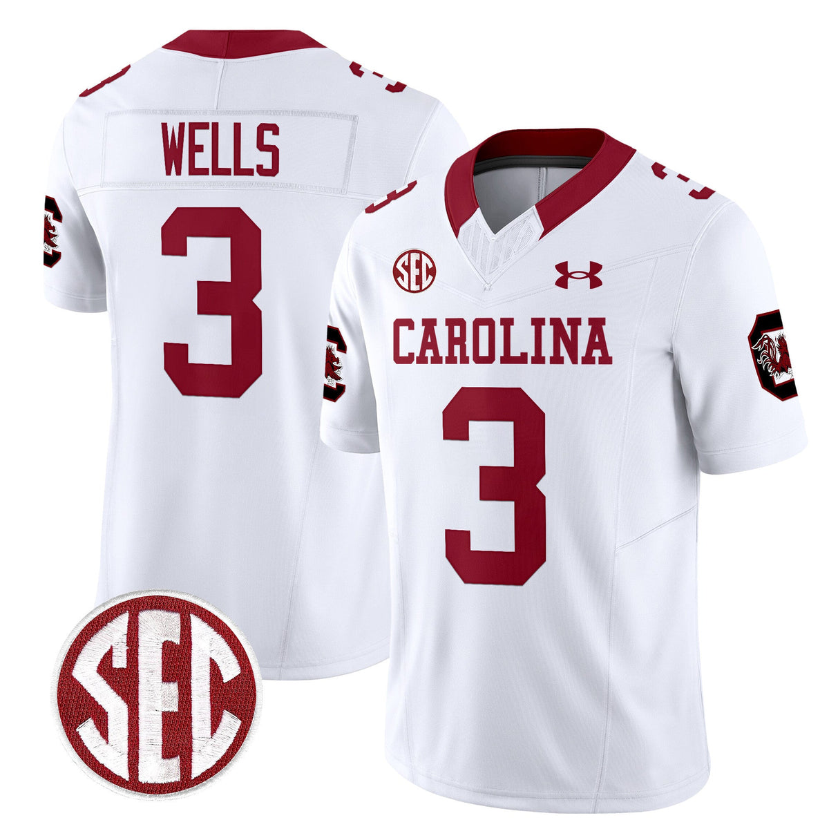 Men's South Carolina Gamecocks 1980 Throwback Vapor Limited Jersey V2 - All Stitched - image 19