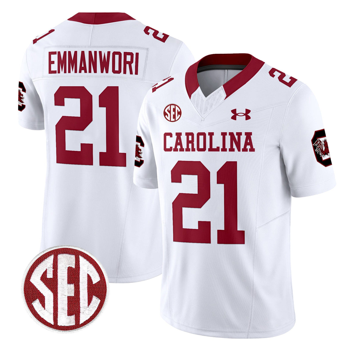 Men's South Carolina Gamecocks 1980 Throwback Vapor Limited Jersey V2 - All Stitched - image 21