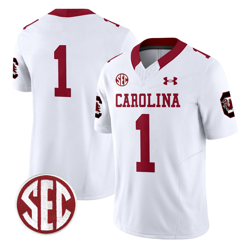 Men's South Carolina Gamecocks 1980 Throwback Vapor Limited Jersey V2 - All Stitched - image 24