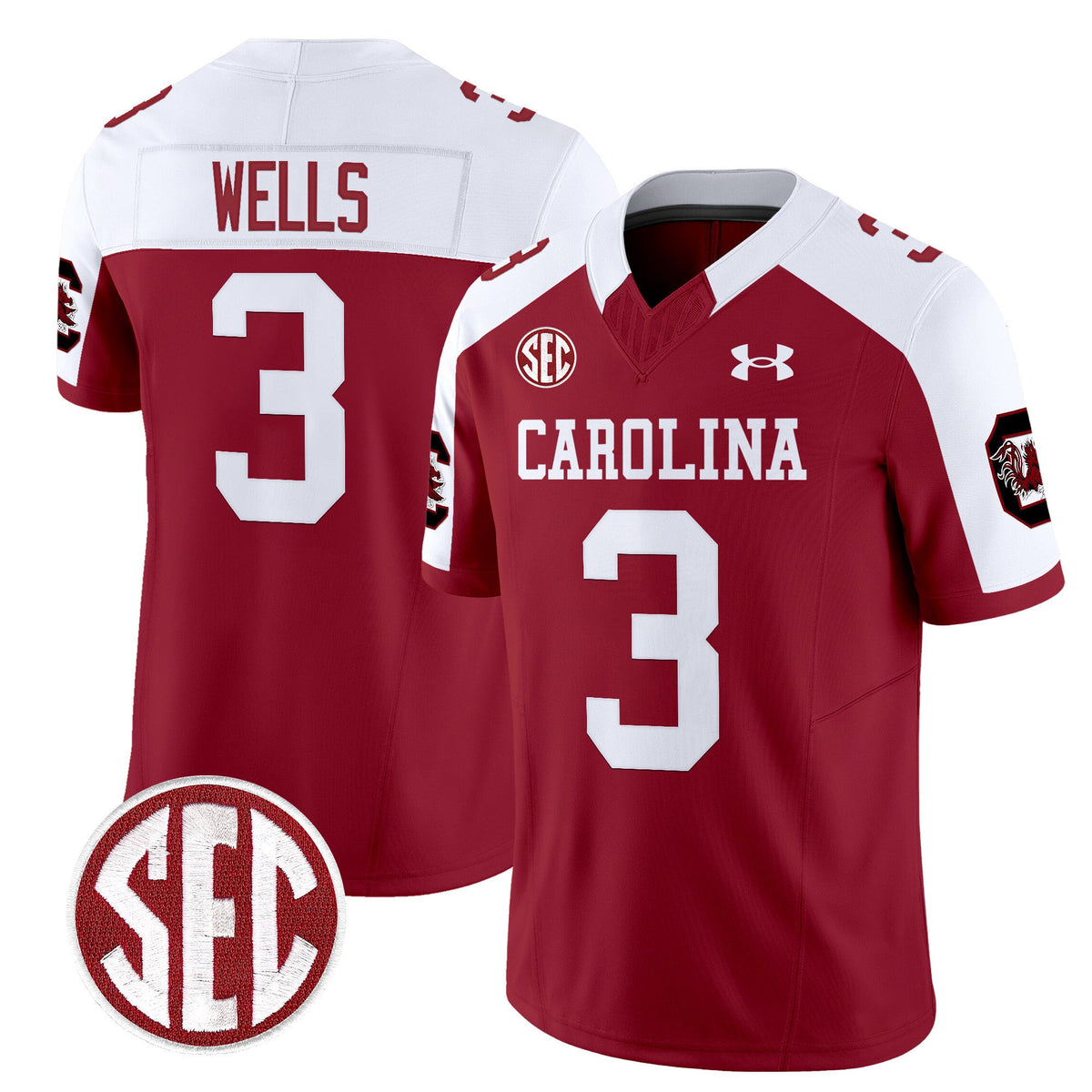 Men's South Carolina Gamecocks 1980 Throwback Vapor Limited Jersey V2 - All Stitched - image 27