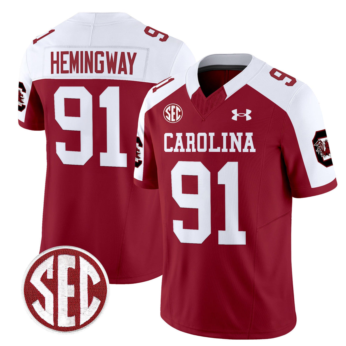 Men's South Carolina Gamecocks 1980 Throwback Vapor Limited Jersey V2 - All Stitched - image 28