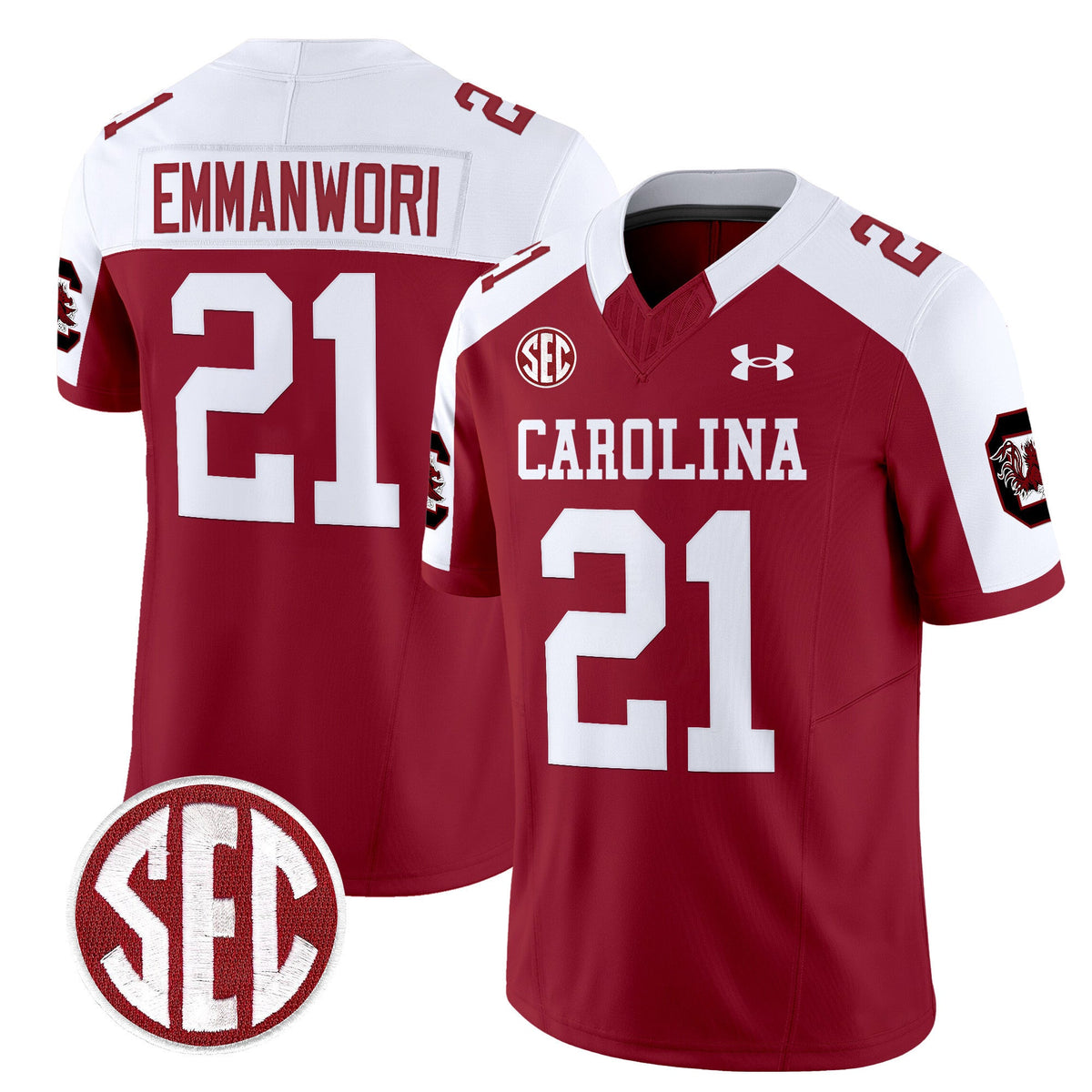 Men's South Carolina Gamecocks 1980 Throwback Vapor Limited Jersey V2 - All Stitched - image 29