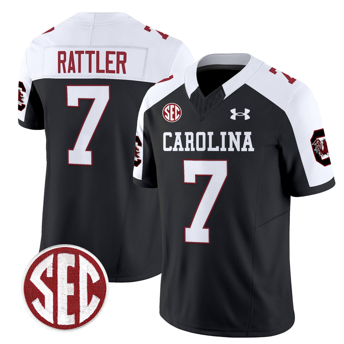 Men's South Carolina Gamecocks 1980 Throwback Vapor Limited Jersey V2 - All Stitched - image 34