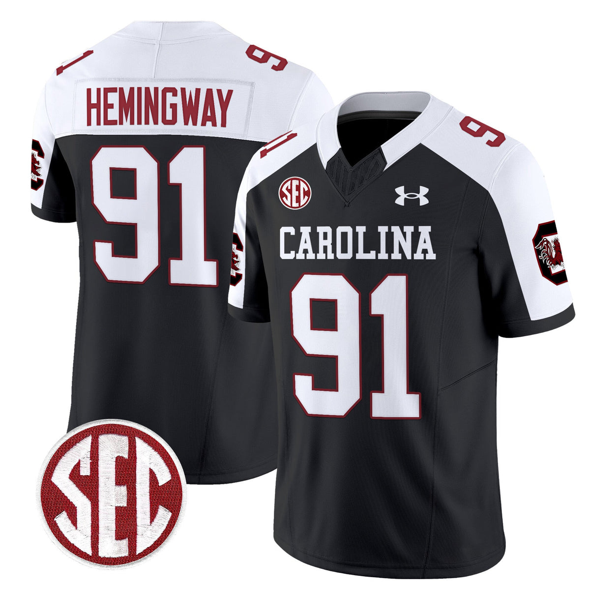 Men's South Carolina Gamecocks 1980 Throwback Vapor Limited Jersey V2 - All Stitched - image 36