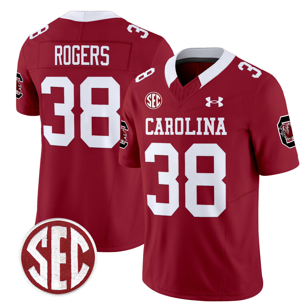 Men's South Carolina Gamecocks 1980 Throwback Vapor Limited Jersey V2 - All Stitched - image 1