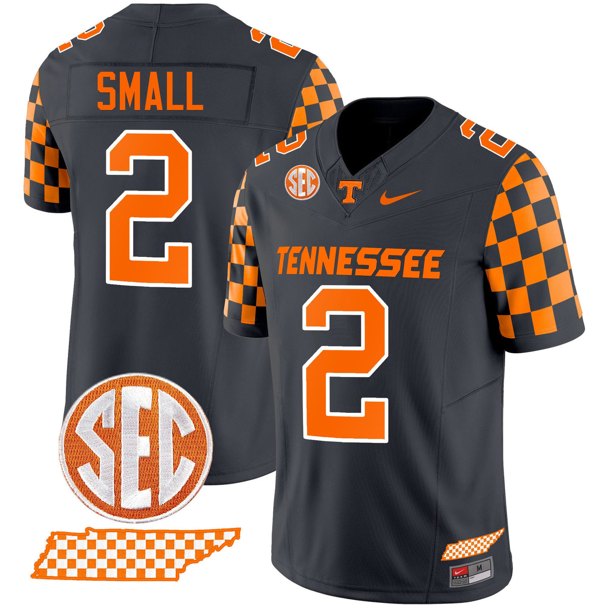 Men's Tennessee Volunteers 2024 Checkerboard Vapor Limited Jersey - All Stitched - image 2