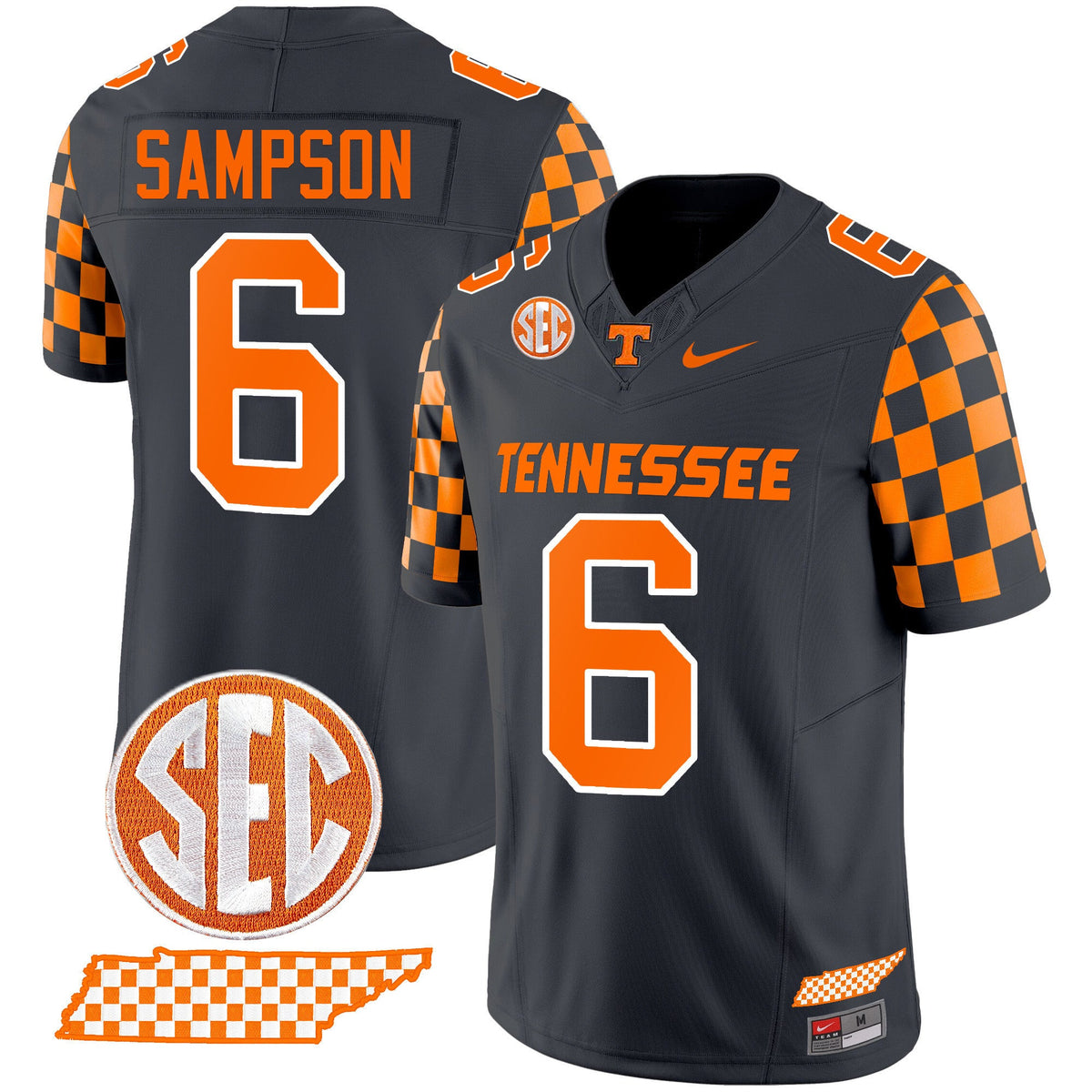 Men's Tennessee Volunteers 2024 Checkerboard Vapor Limited Jersey - All Stitched - image 3