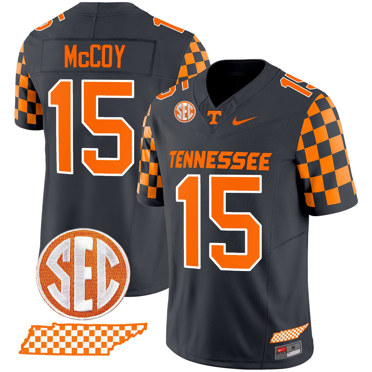Men's Tennessee Volunteers 2024 Checkerboard Vapor Limited Jersey - All Stitched - image 6