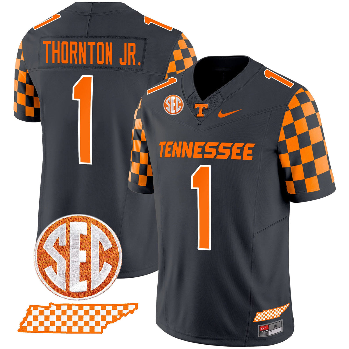 Men's Tennessee Volunteers 2024 Checkerboard Vapor Limited Jersey - All Stitched - image 7
