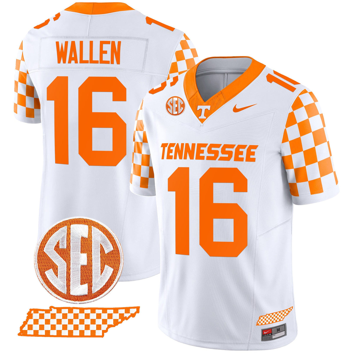 Men's Tennessee Volunteers 2024 Checkerboard Vapor Limited Jersey - All Stitched - image 14