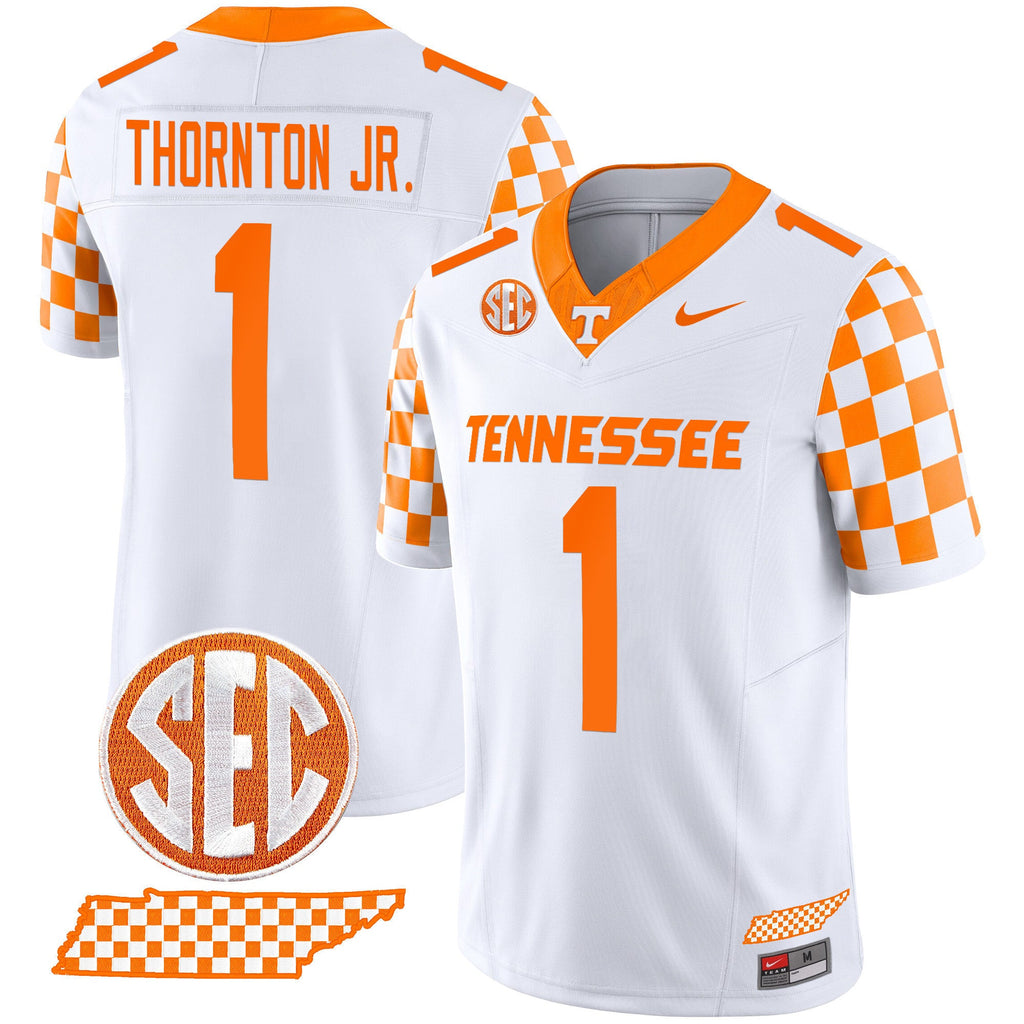 Men's Tennessee Volunteers 2024 Checkerboard Vapor Limited Jersey - All Stitched - image 16