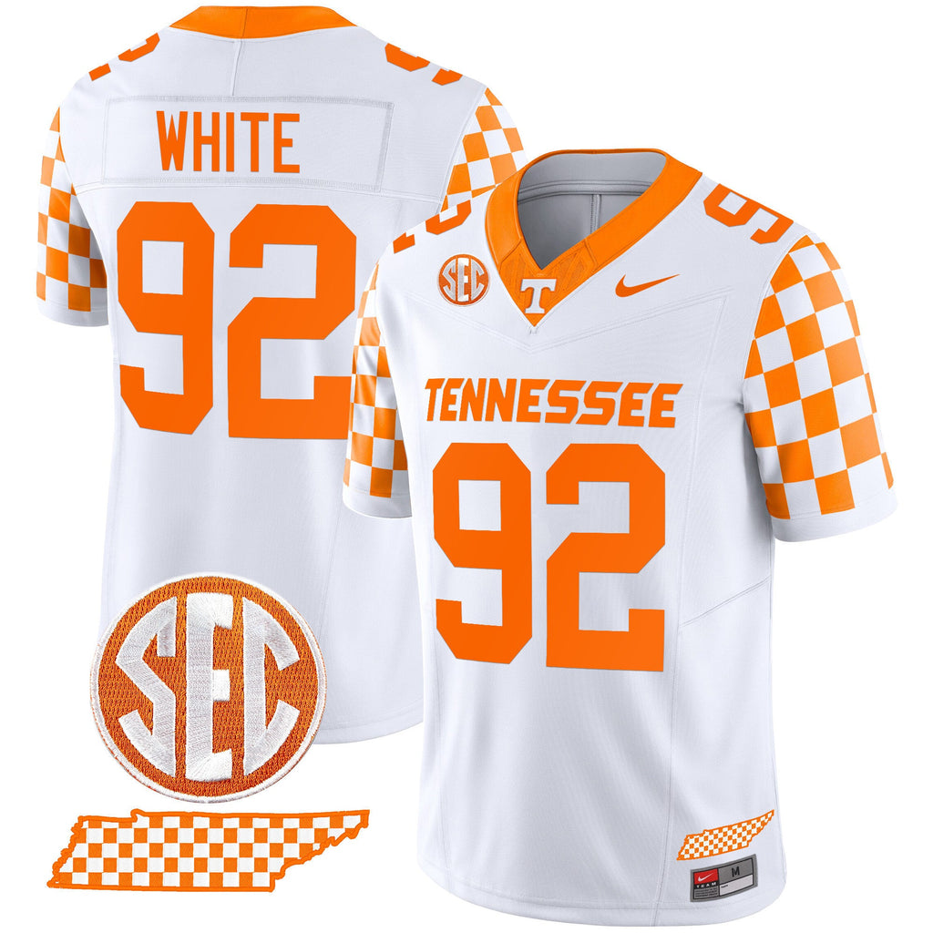 Men's Tennessee Volunteers 2024 Checkerboard Vapor Limited Jersey - All Stitched - image 17