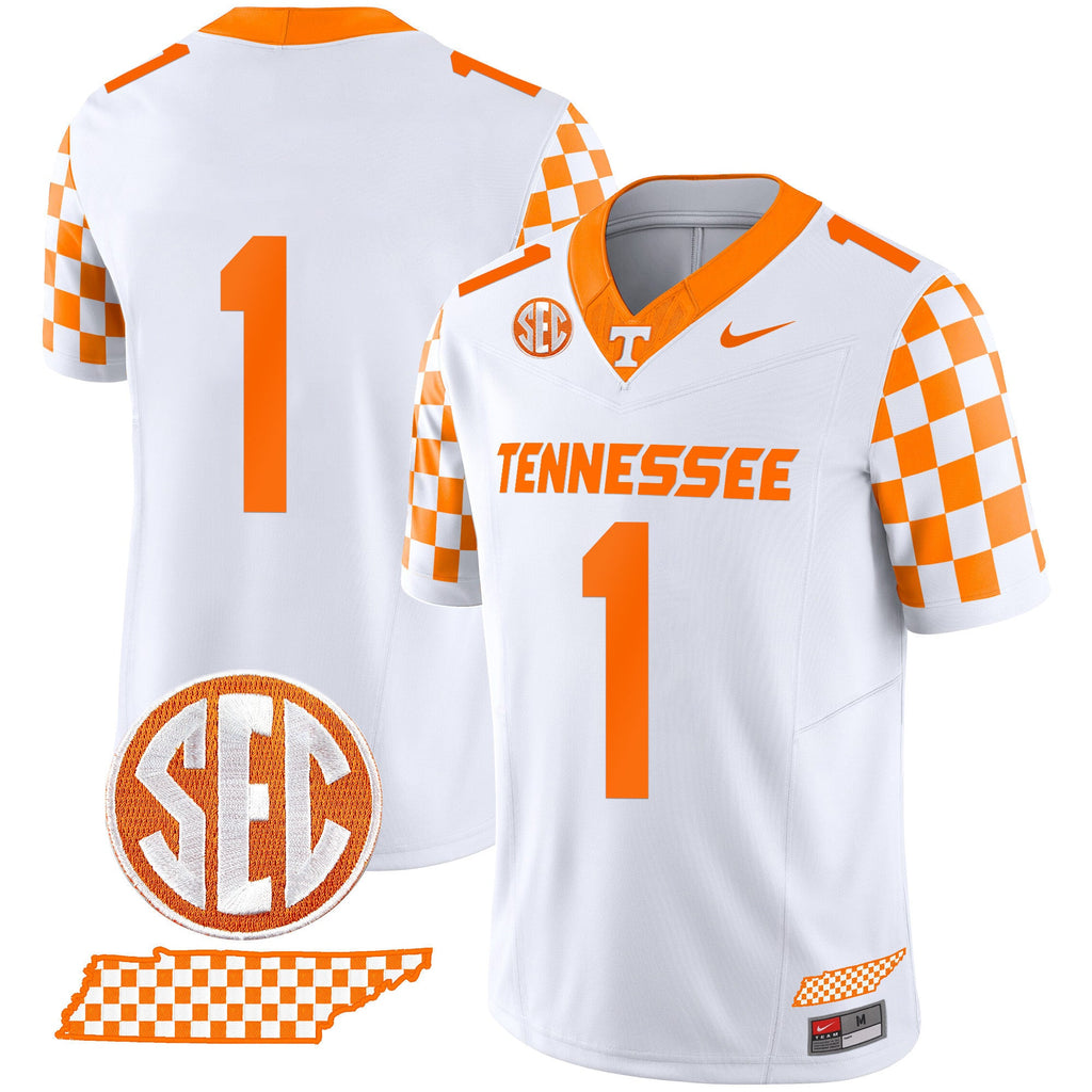 Men's Tennessee Volunteers 2024 Checkerboard Vapor Limited Jersey - All Stitched - image 18