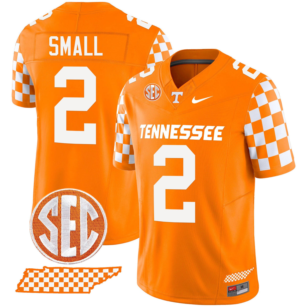 Men's Tennessee Volunteers 2024 Checkerboard Vapor Limited Jersey - All Stitched - image 20
