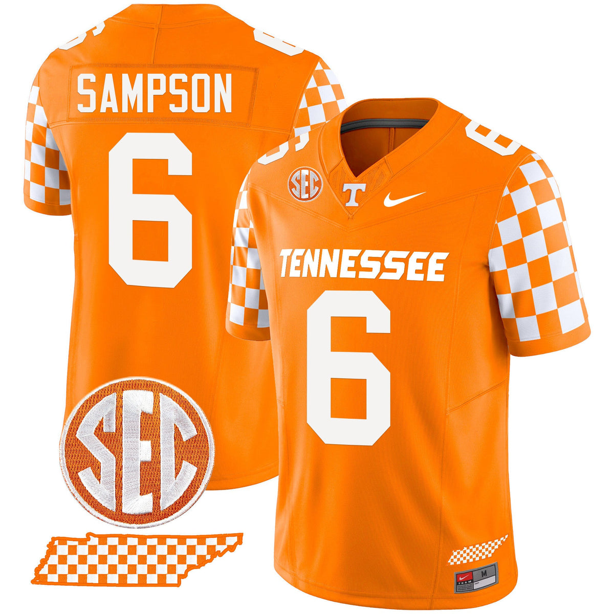 Men's Tennessee Volunteers 2024 Checkerboard Vapor Limited Jersey - All Stitched - image 21