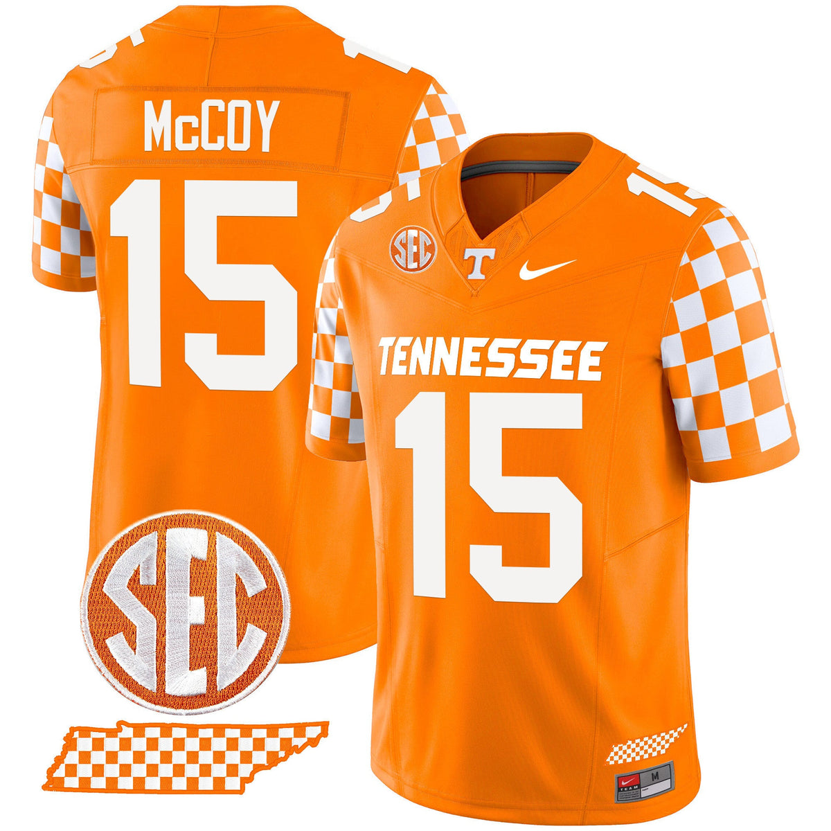 Men's Tennessee Volunteers 2024 Checkerboard Vapor Limited Jersey - All Stitched - image 24