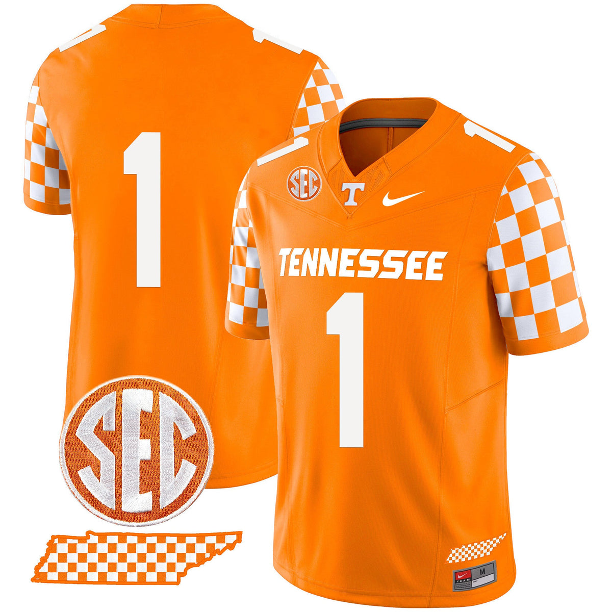 Men's Tennessee Volunteers 2024 Checkerboard Vapor Limited Jersey - All Stitched - image 27