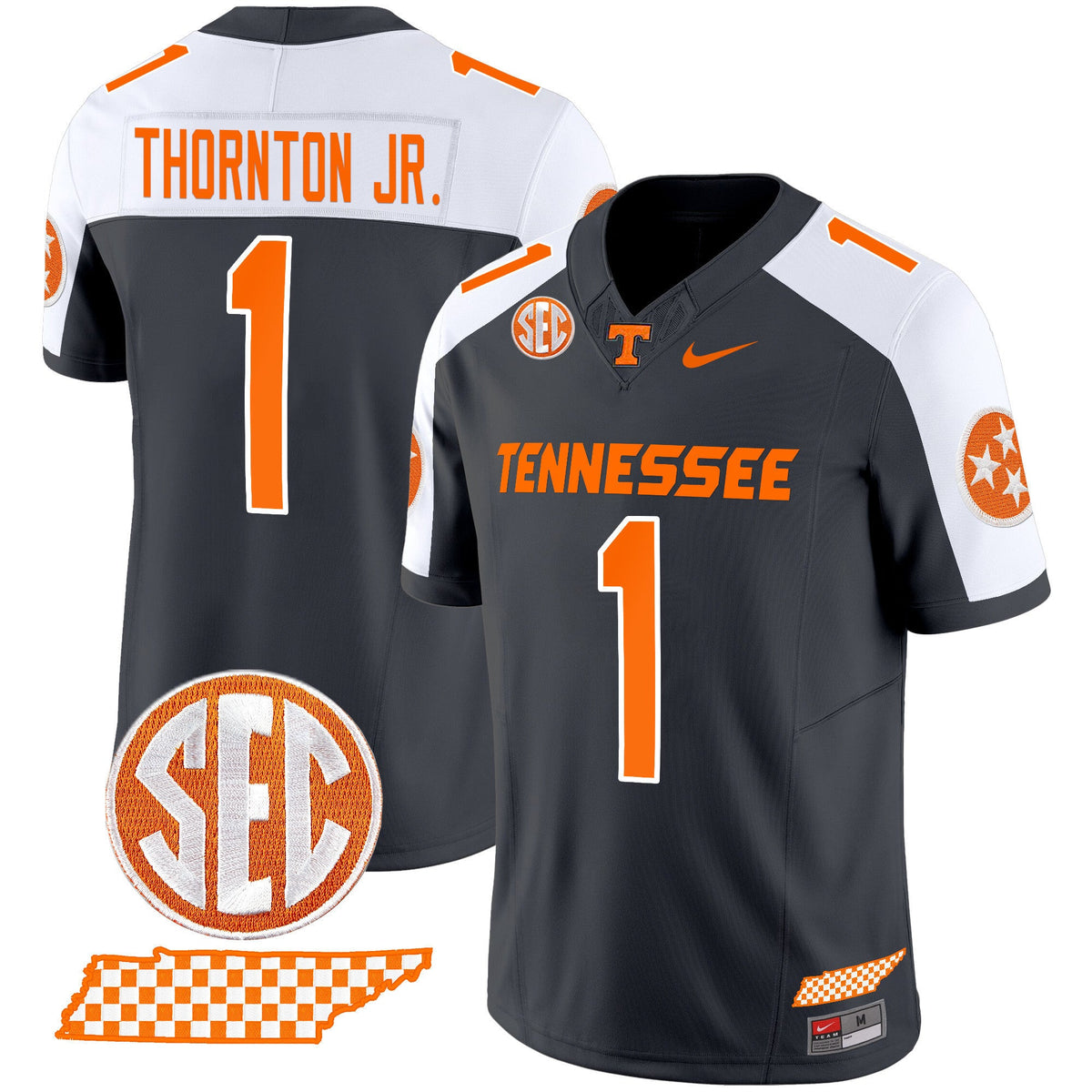 Men's Tennessee Volunteers 2024 Checkerboard Vapor Limited Jersey - All Stitched - image 34