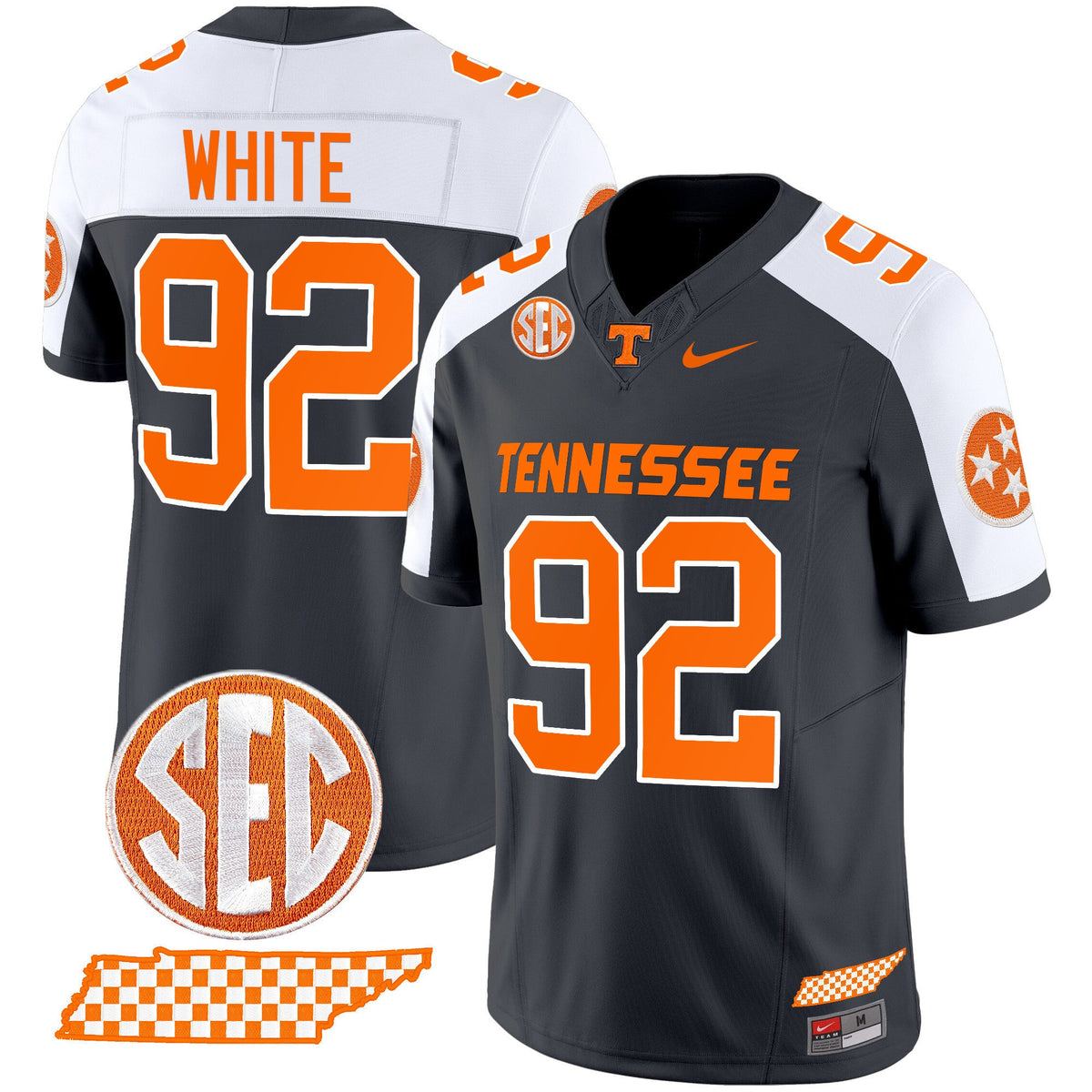 Men's Tennessee Volunteers 2024 Checkerboard Vapor Limited Jersey - All Stitched - image 35