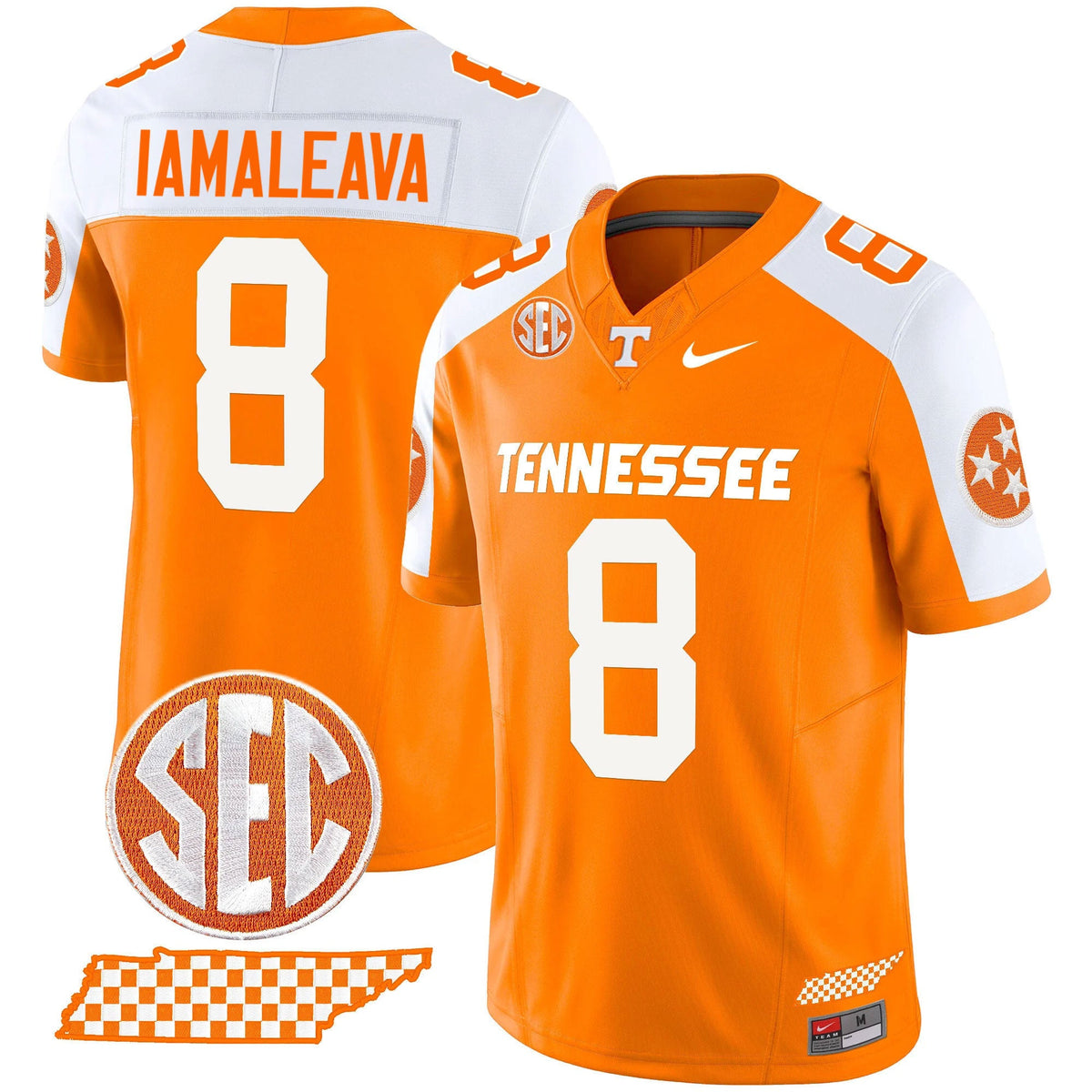 Men's Tennessee Volunteers 2024 Checkerboard Vapor Limited Jersey - All Stitched - image 37
