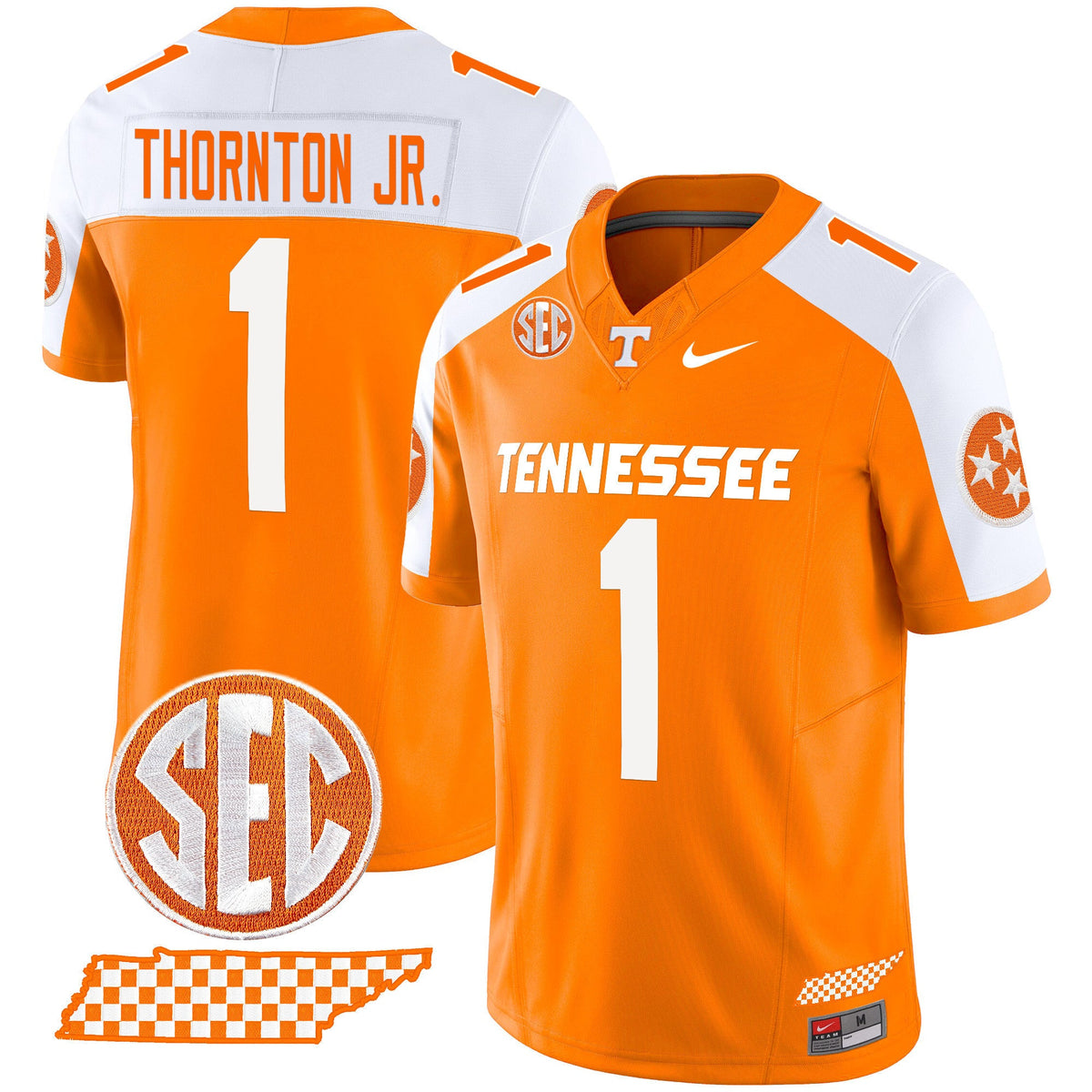 Men's Tennessee Volunteers 2024 Checkerboard Vapor Limited Jersey - All Stitched - image 43