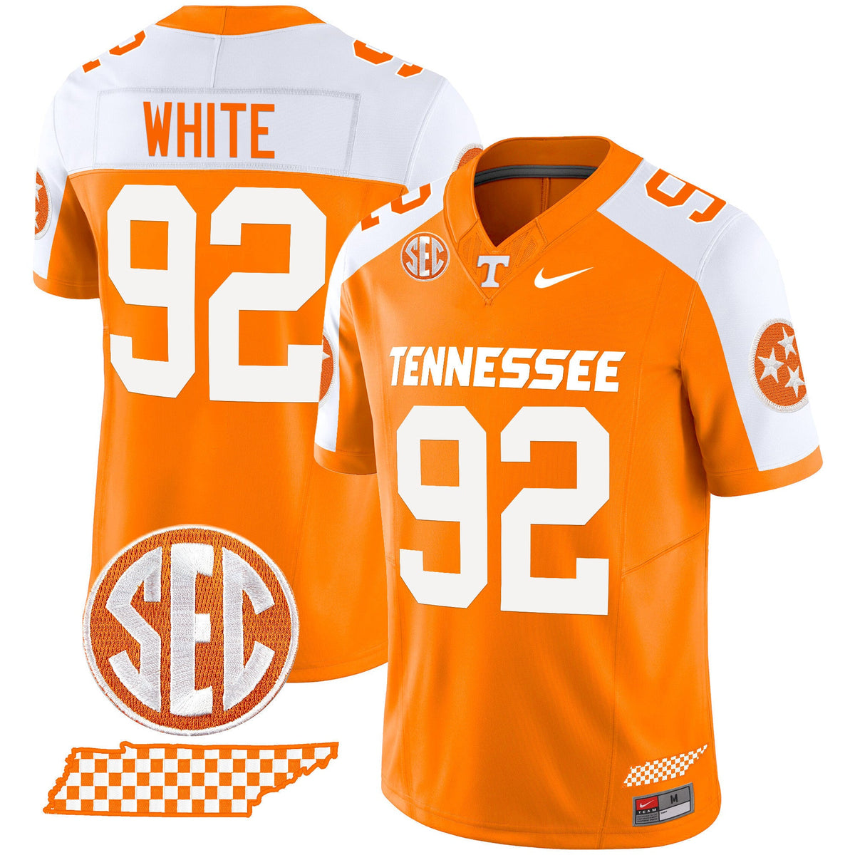 Men's Tennessee Volunteers 2024 Checkerboard Vapor Limited Jersey - All Stitched - image 44