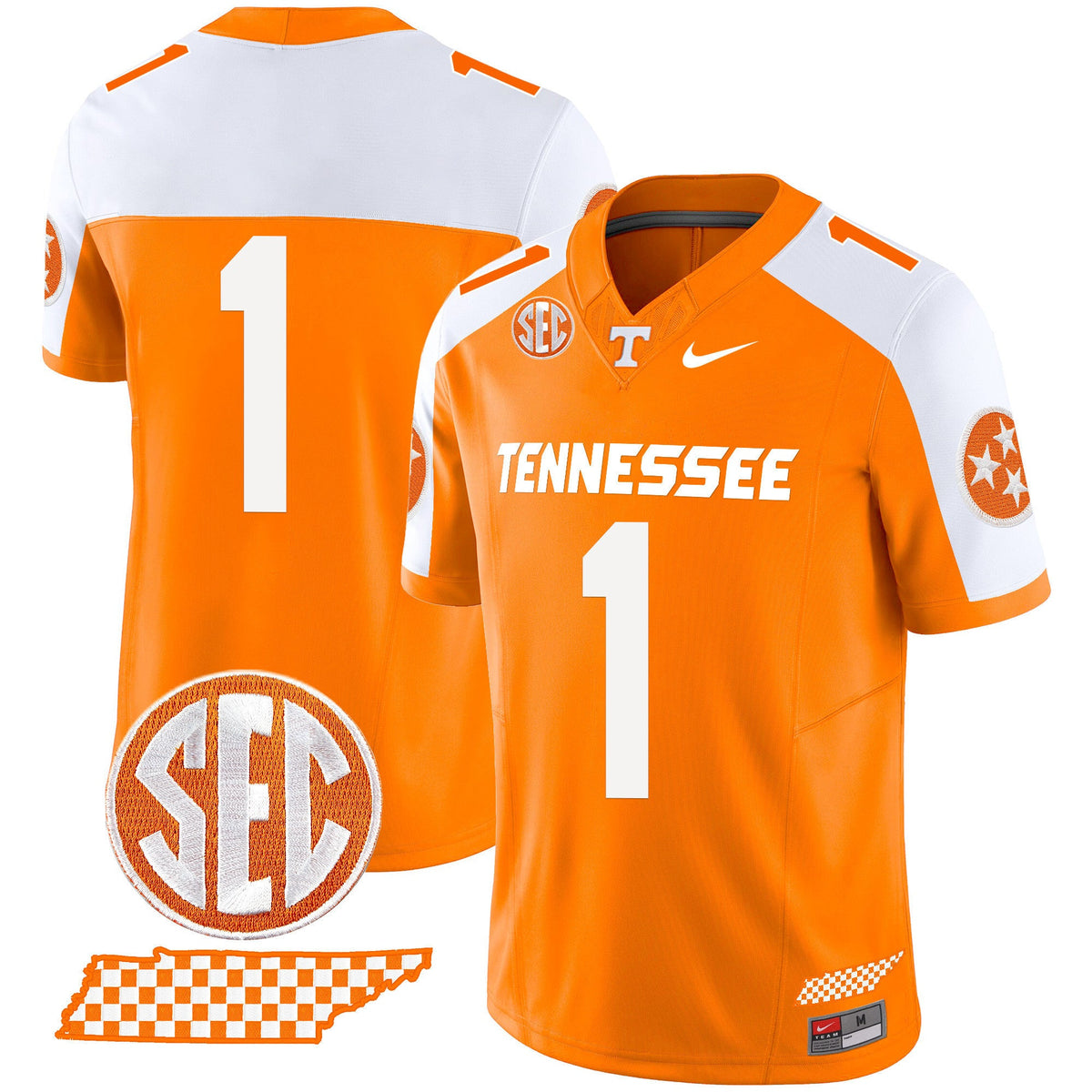 Men's Tennessee Volunteers 2024 Checkerboard Vapor Limited Jersey - All Stitched - image 45